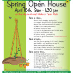 April 18th Spring Open House flyer