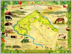 Montgomery County's Agricultural Reserve Map