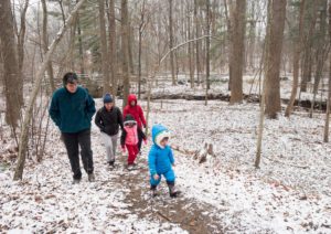 winter woods weekends