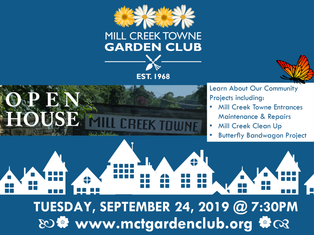Tue Sep 24 2019 Mill Creek Towne Garden Club Open House