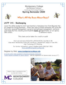 Beekeeping class at MC 2020