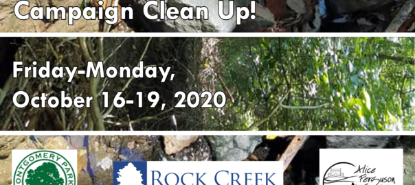 Fri-Mon Oct 16-19 2020 Mill Creek Stream Extreme Clean Up Registration