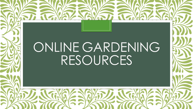 online garden resources