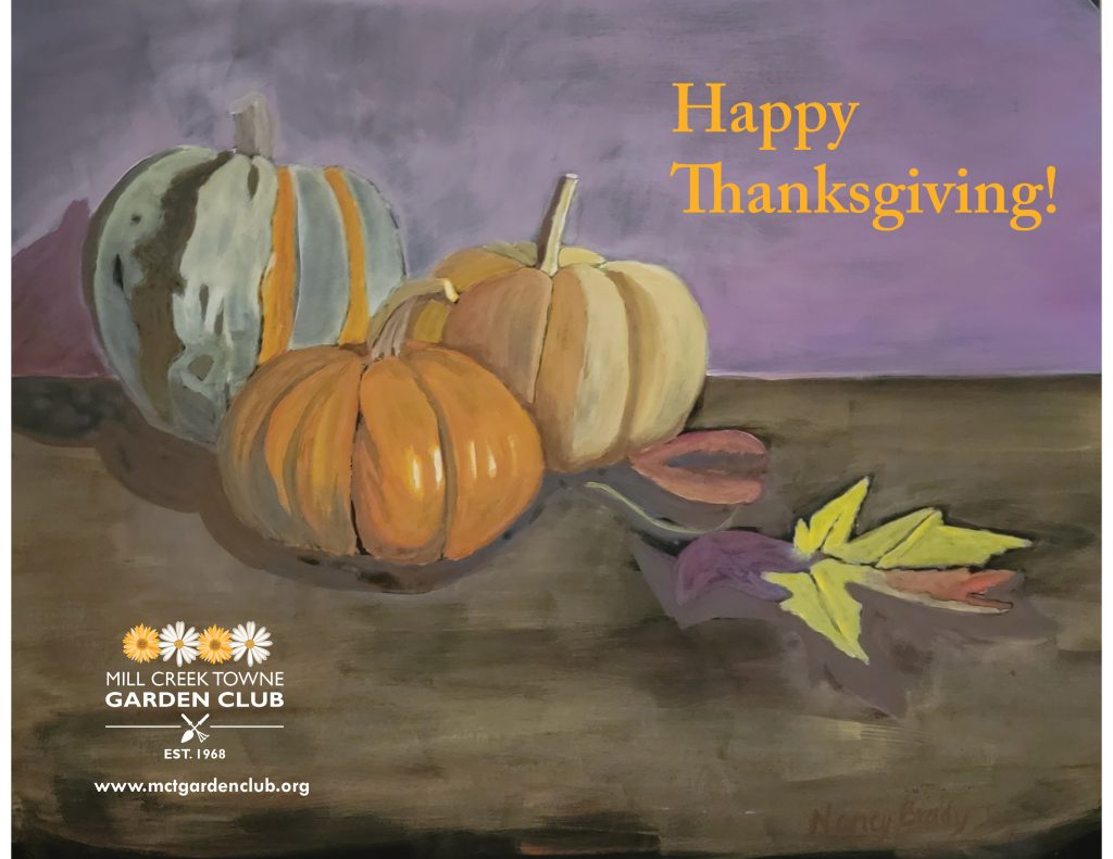 mct garden club thanksgiving greeting 2022