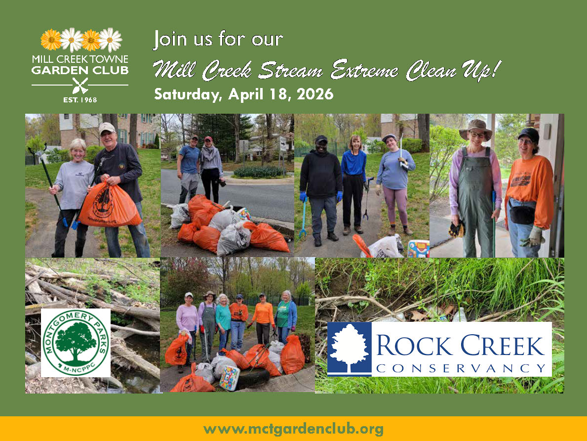 Sat-18Apr2026 Mill Creek Spring Clean Up join us