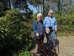 Susanne and Sandy at Green Spring Gardens